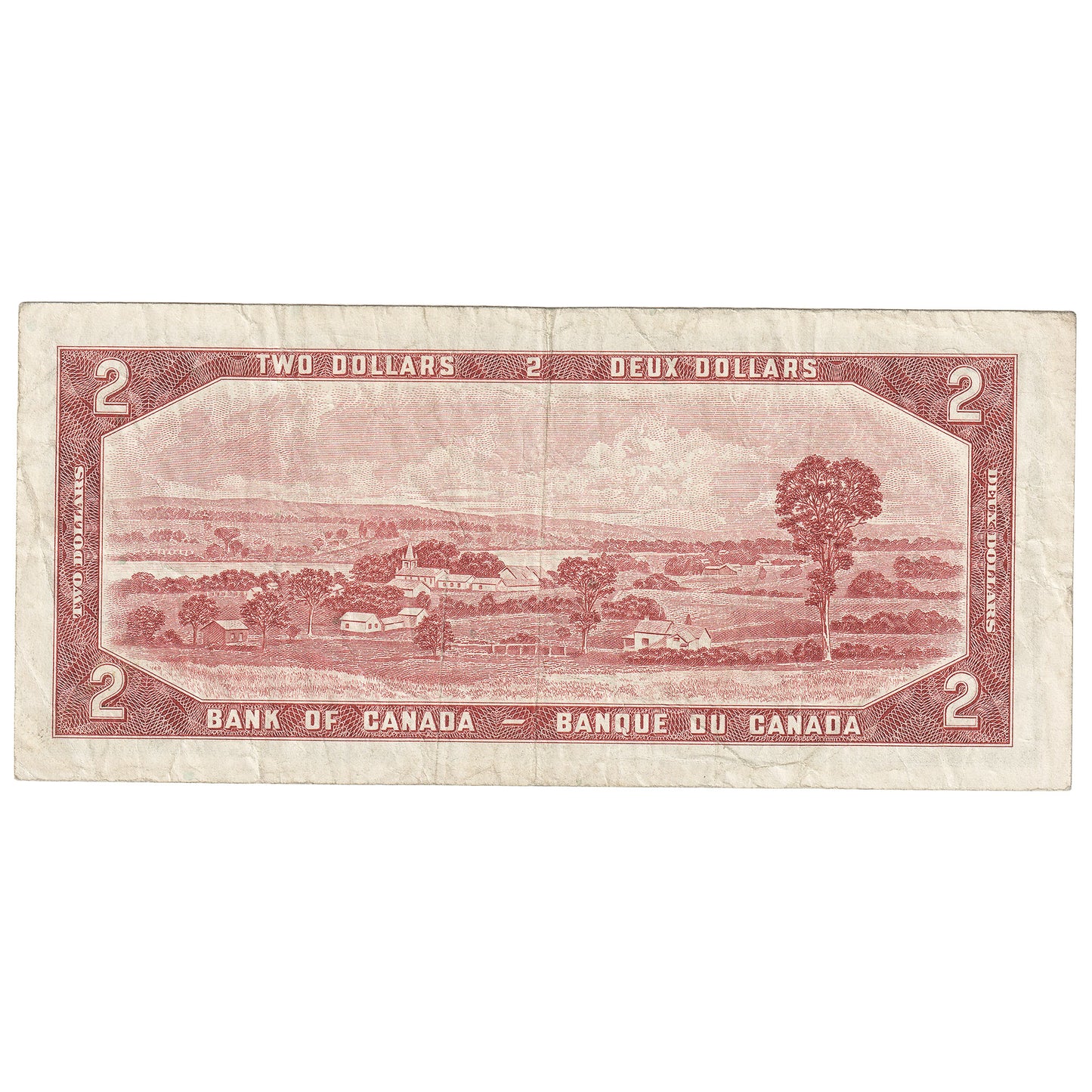 BC-38c 1954 Canada $2 Bouey-Rasminsky, A/G, F