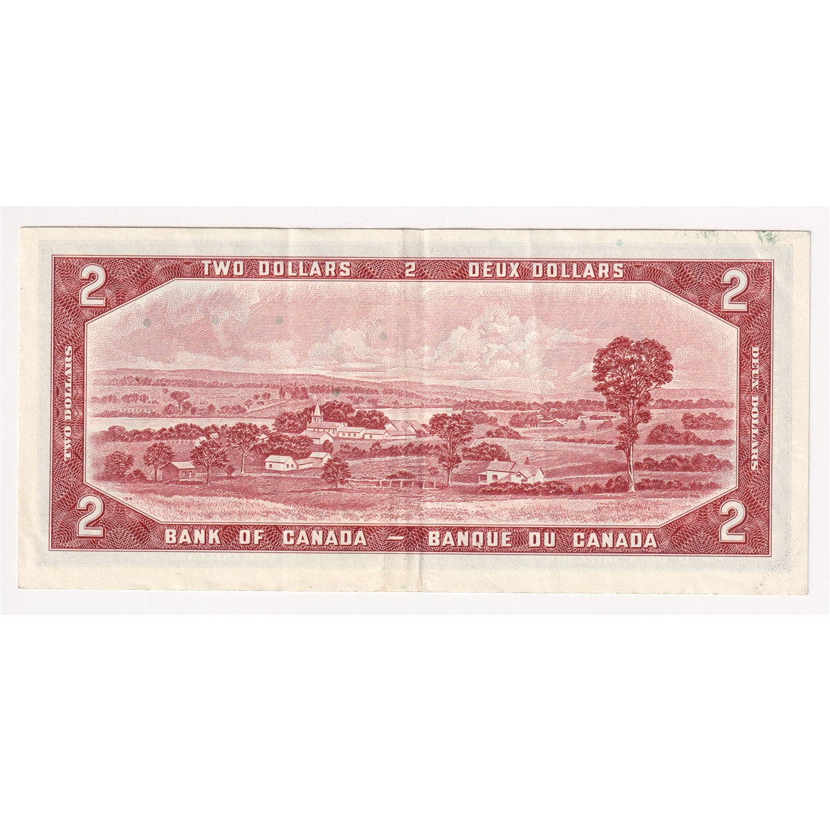 BC-38c 1954 Canada $2 Bouey-Rasminsky, C/G, VF-EF
