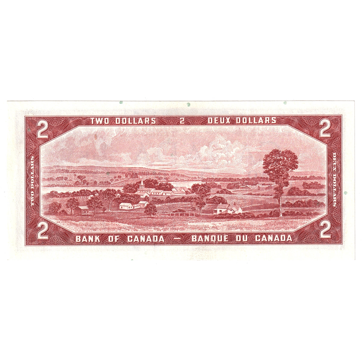 BC-38c 1954 Canada $2 Bouey-Rasminsky, J/G, AU-UNC (AU55)