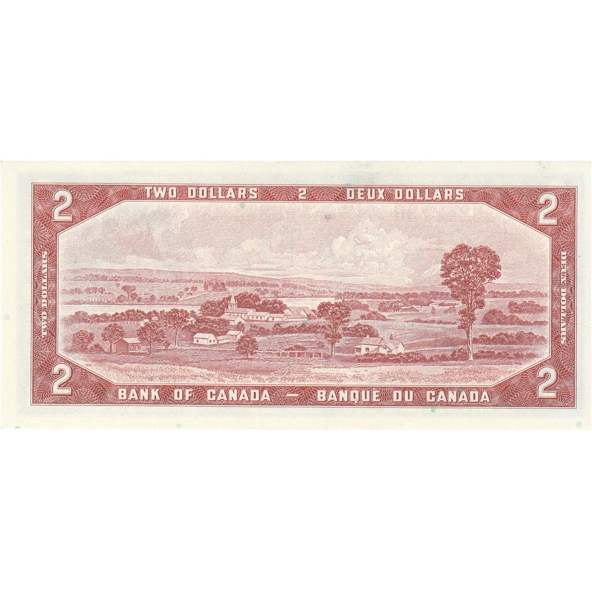 BC-38c 1954 Canada $2 Bouey-Rasminsky, K/G, Almost Uncirculated (AU50)