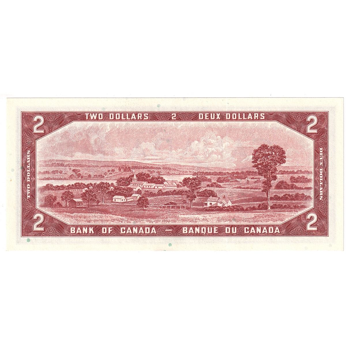 BC-38c 1954 Canada $2 Bouey-Rasminsky, L/G, Choice Uncirculated (CUNC63)