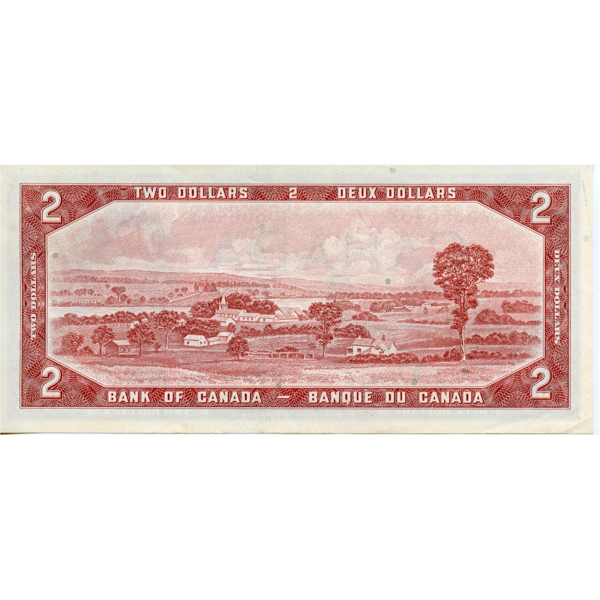 BC-38c 1954 Canada $2 Bouey-Rasminsky, L/G, EF-AU