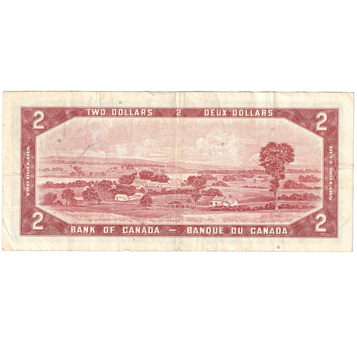 BC-38c 1954 Canada $2 Bouey-Rasminsky, L/G, VF