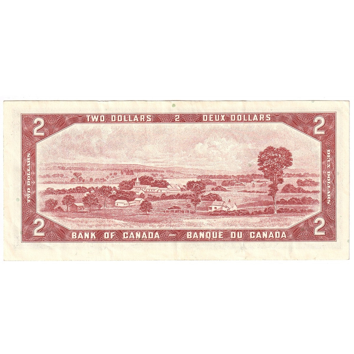 BC-38c 1954 Canada $2 Bouey-Rasminsky, L/G, VF-EF