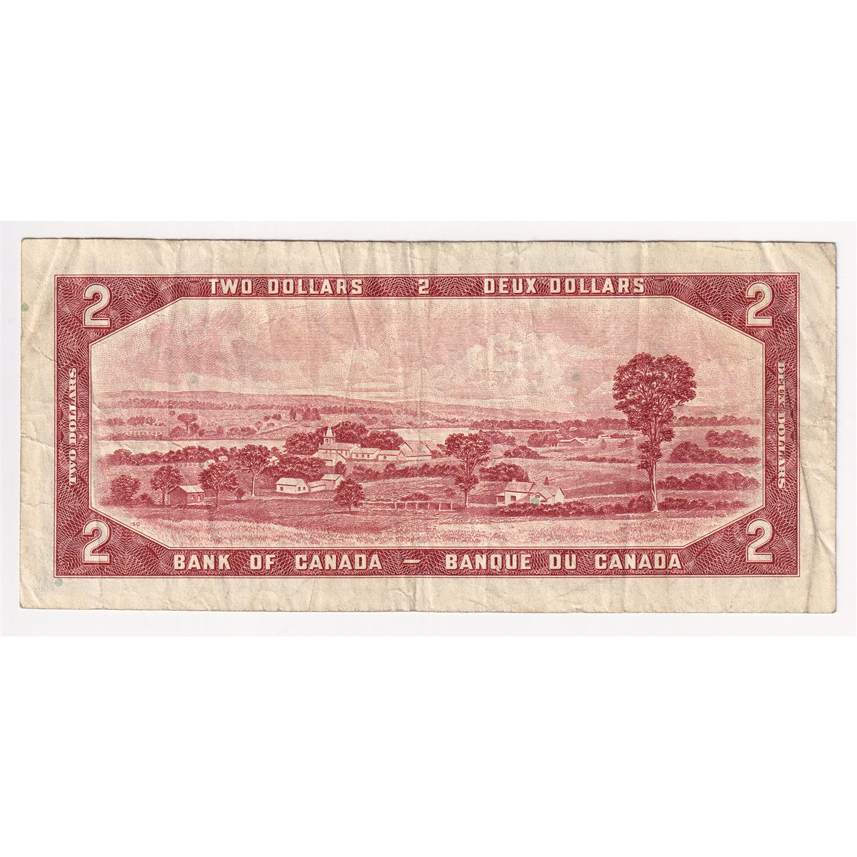 BC-38cA 1954 Canada $2 Bouey-Rasminsky, *A/G Below 0.4M, F-VF