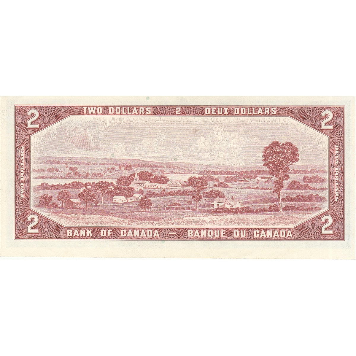 BC-38d 1954 Canada $2 Lawson-Bouey, L/G, Almost Uncirculated (AU50)