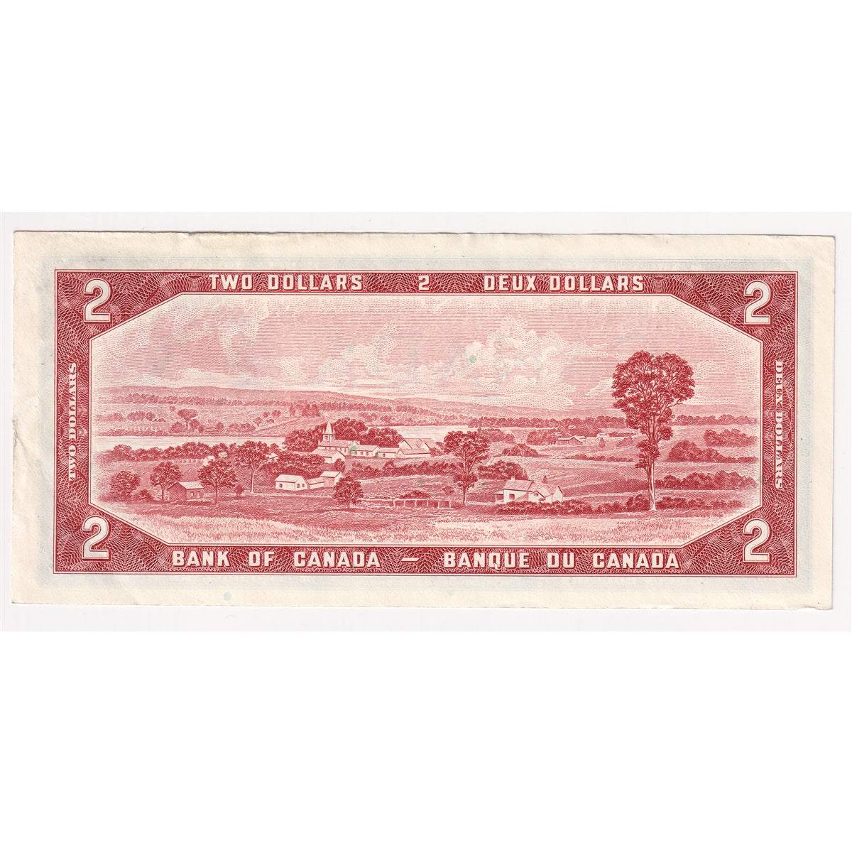 BC-38d 1954 Canada $2 Lawson-Bouey, S/G, Almost Uncirculated (AU50)
