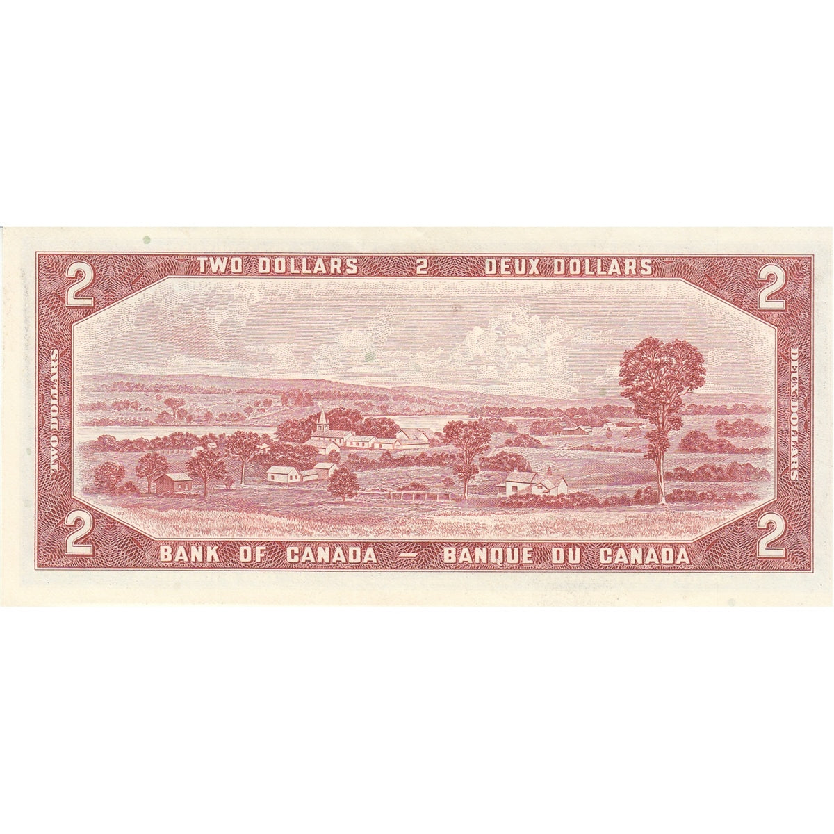 BC-38d 1954 Canada $2 Lawson-Bouey, T/G, AU-UNC (AU55)