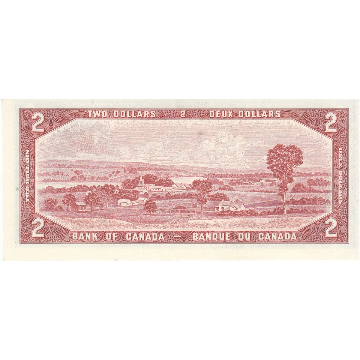 BC-38d 1954 Canada $2 Lawson-Bouey, V/G, Almost Uncirculated (AU50)