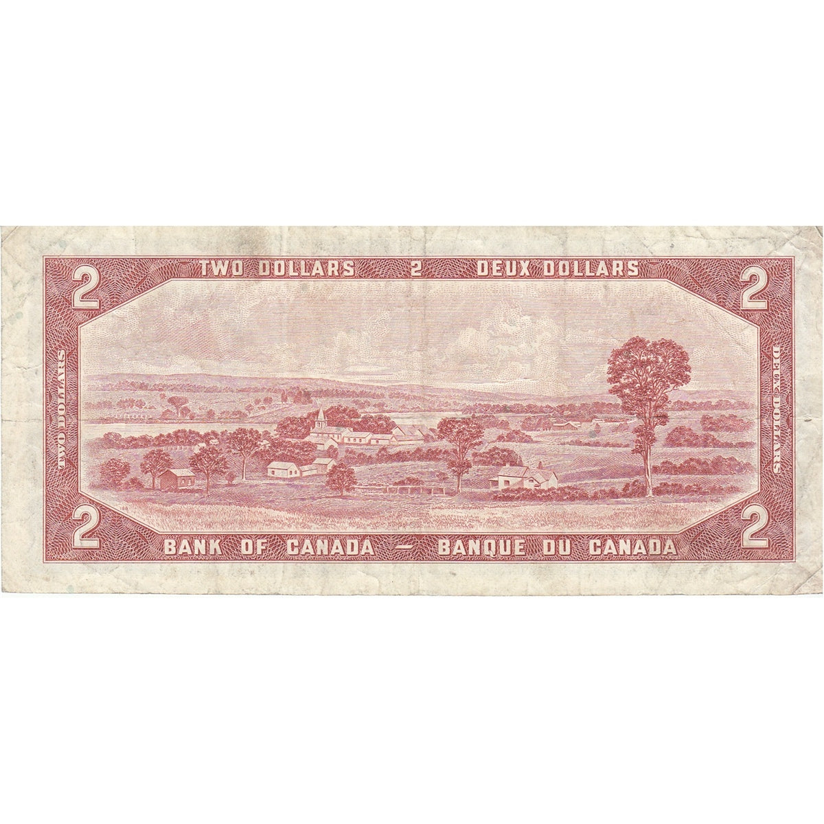 BC-38d 1954 Canada $2 Lawson-Bouey, V/G, F-VF