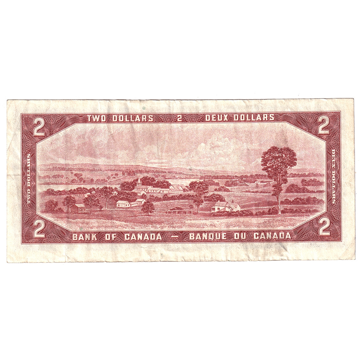 BC-38dA 1954 Canada $2 Lawson-Bouey, *K/G, VF
