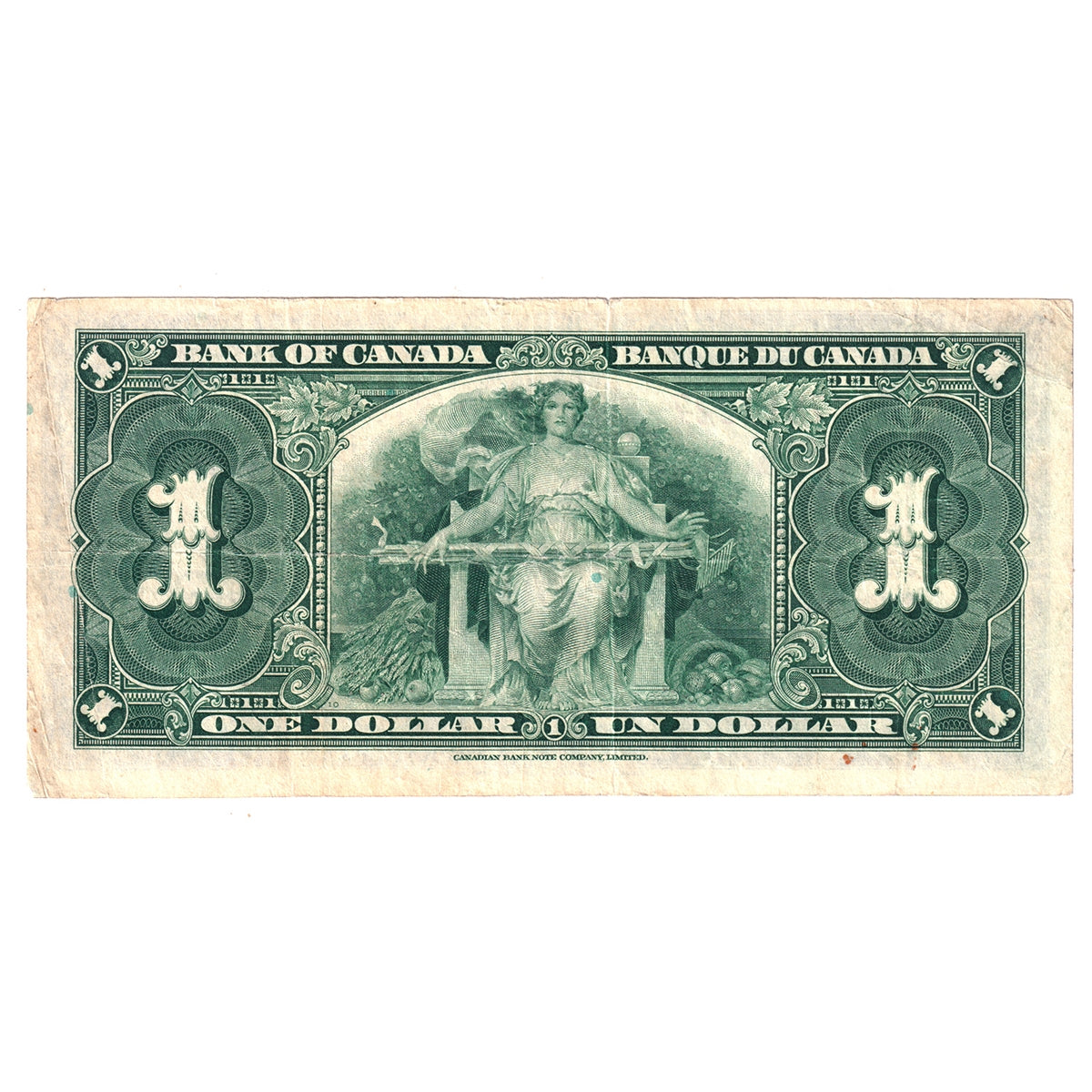 BC-21c 1937 Canada $1 Gordon-Towers, N/A, Circ