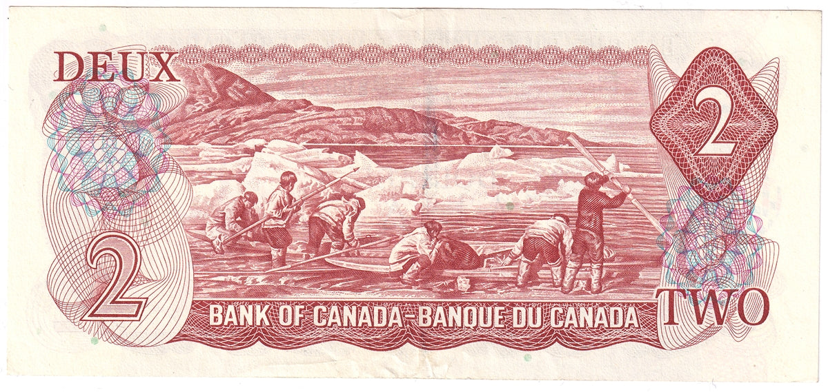 BC-47a 1974 Canada $2 Lawson-Bouey, BD, EF-AU (EF45)