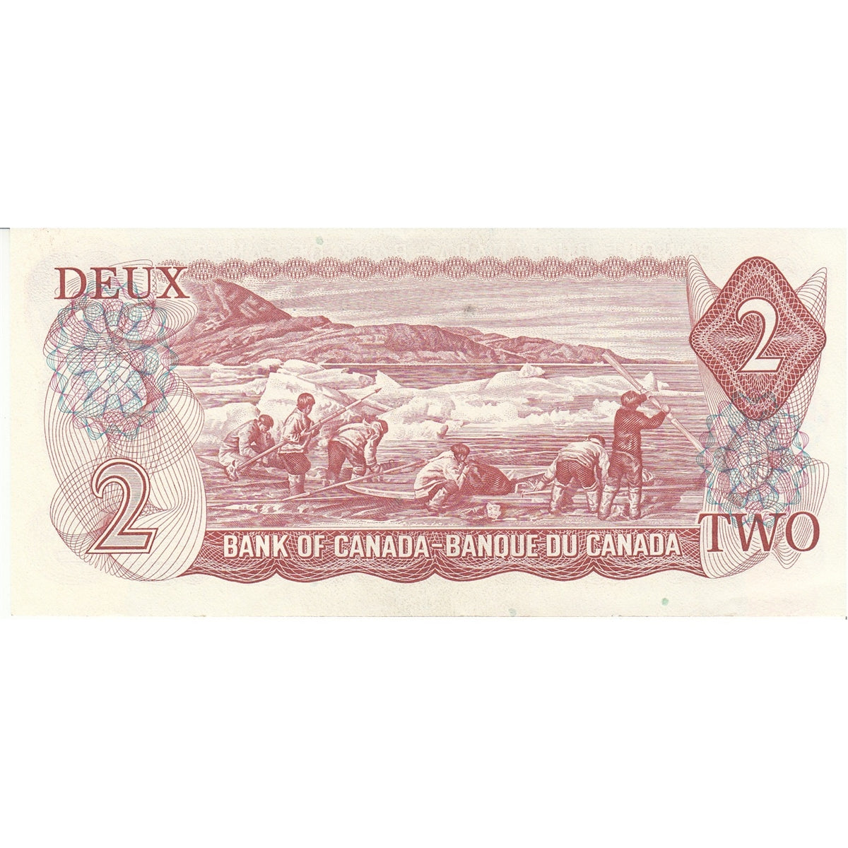 BC-47a 1974 Canada $2 Lawson-Bouey, BG, AU-UNC