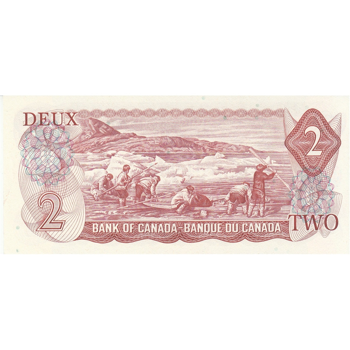 BC-47a 1974 Canada $2 Lawson-Bouey, BY, AU-UNC