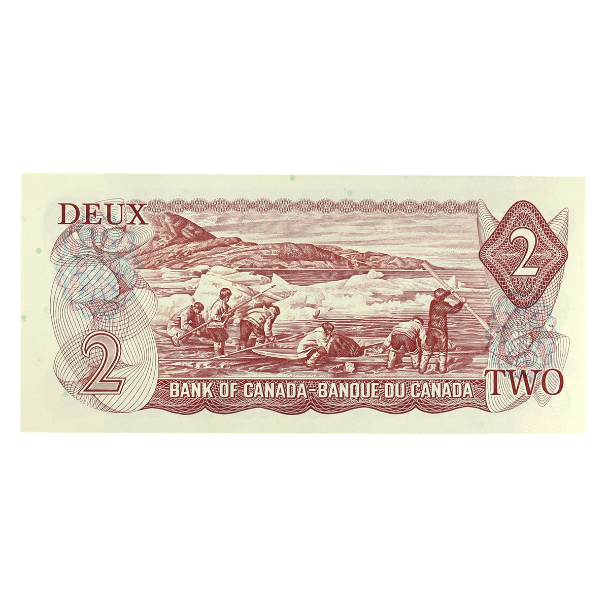 BC-47a 1974 Canada $2 Lawson-Bouey, RA, AU-UNC (AU55)