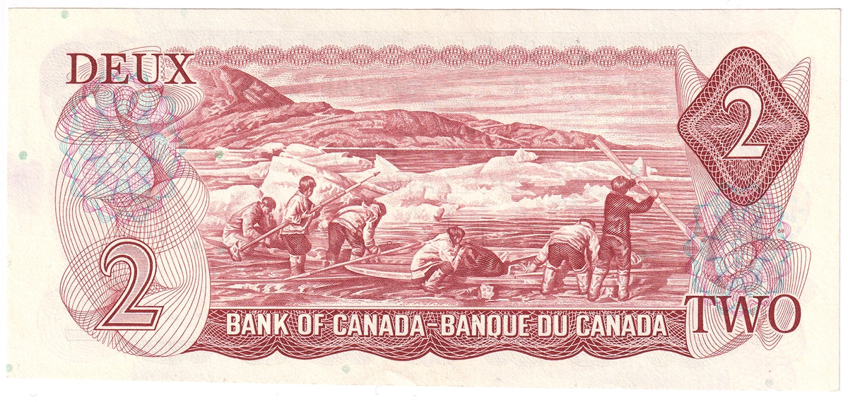 BC-47a 1974 Canada $2 Lawson-Bouey, RP, AU-UNC (AU55)