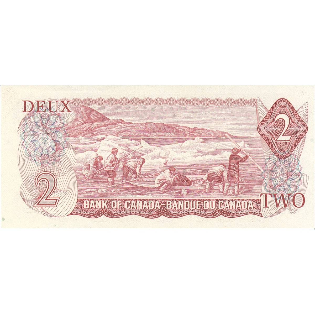 BC-47a 1974 Canada $2 Lawson-Bouey, UD, AU-UNC