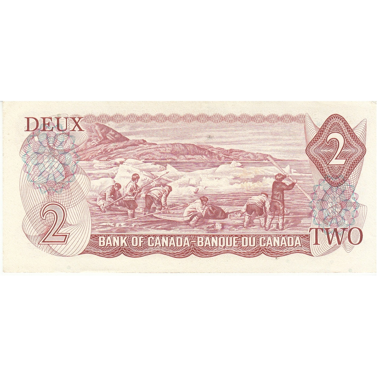 BC-47a 1974 Canada $2 Lawson-Bouey, UH, Almost Uncirculated (AU50)