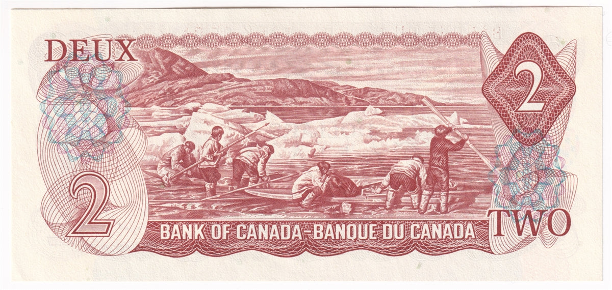 BC-47aA 1974 Canada $2 Lawson-Bouey, *BA, AU-UNC