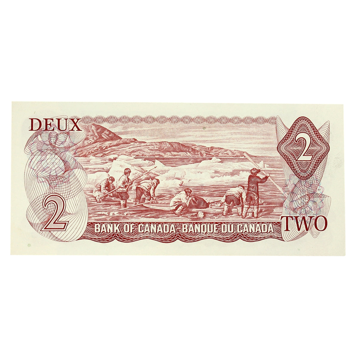 BC-47a-i 1974 Canada $2 Lawson-Bouey, ABM, AU-UNC (AU55)