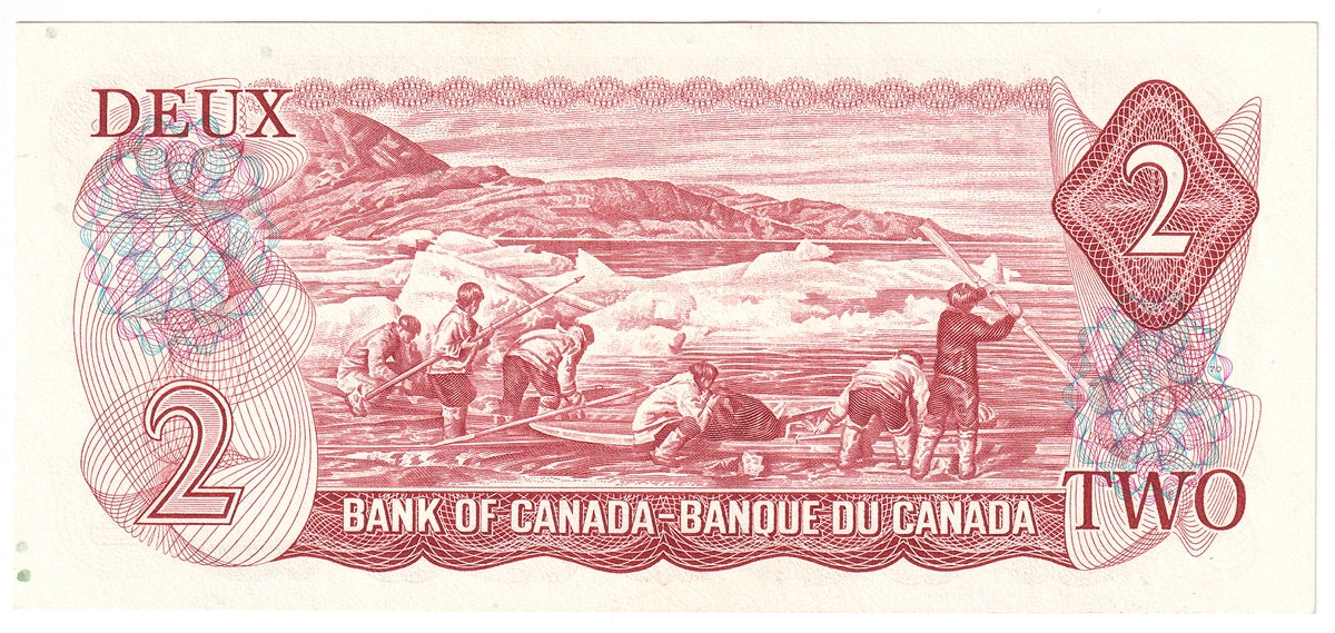 BC-47a-i 1974 Canada $2 Lawson-Bouey, ABU, AU-UNC