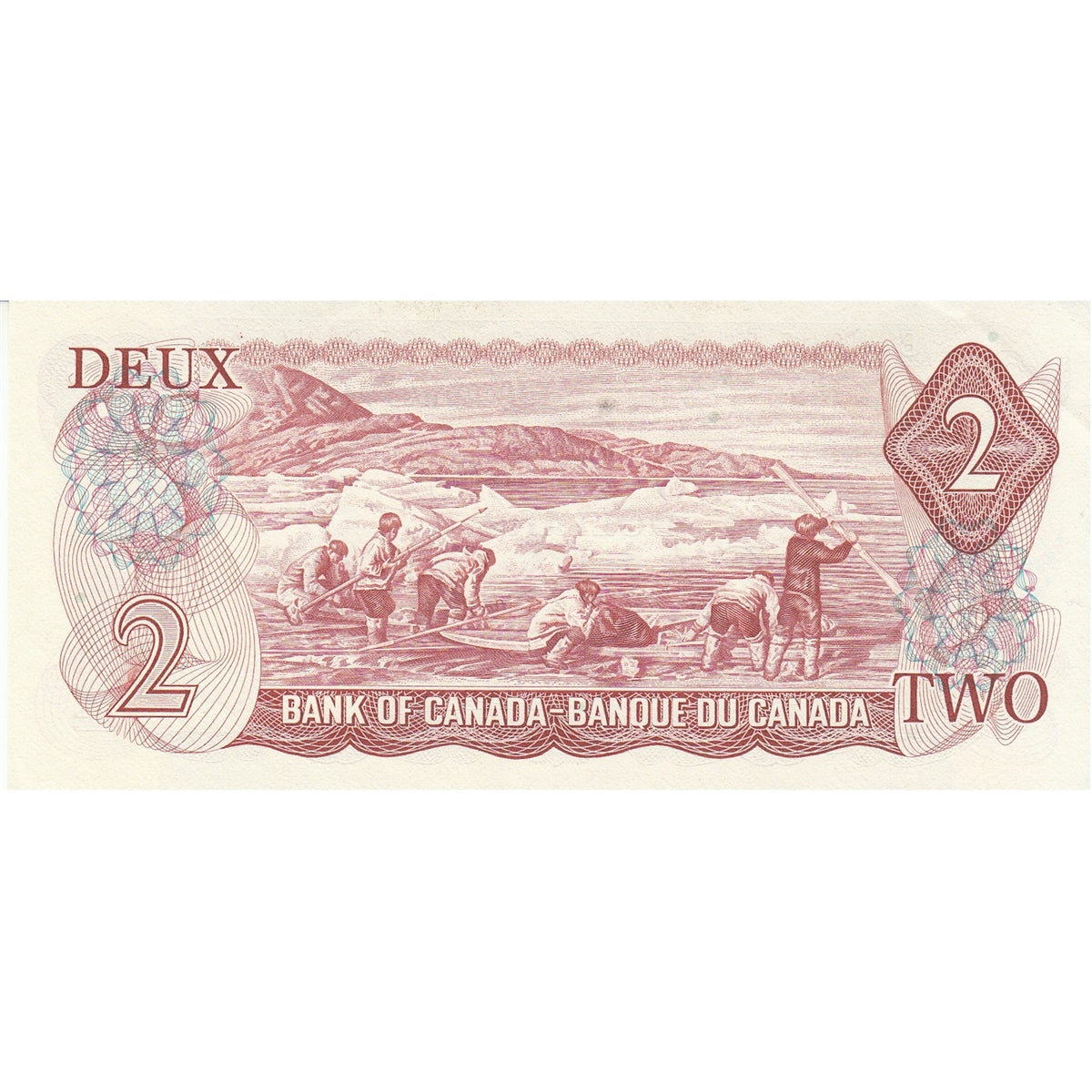 BC-47a-i 1974 Canada $2 Lawson-Bouey, ABW, Almost Uncirculated (AU50)