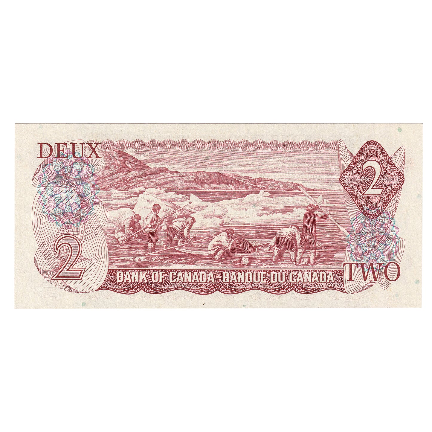 BC-47a-i 1974 Canada $2 Lawson-Bouey, ABY, Almost Uncirculated (AU50)