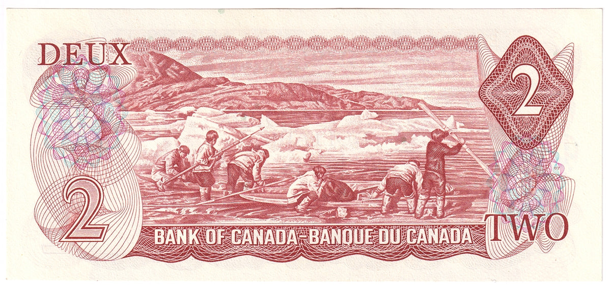 BC-47a-i 1974 Canada $2 Lawson-Bouey, ABY, Uncirculated (MS60)