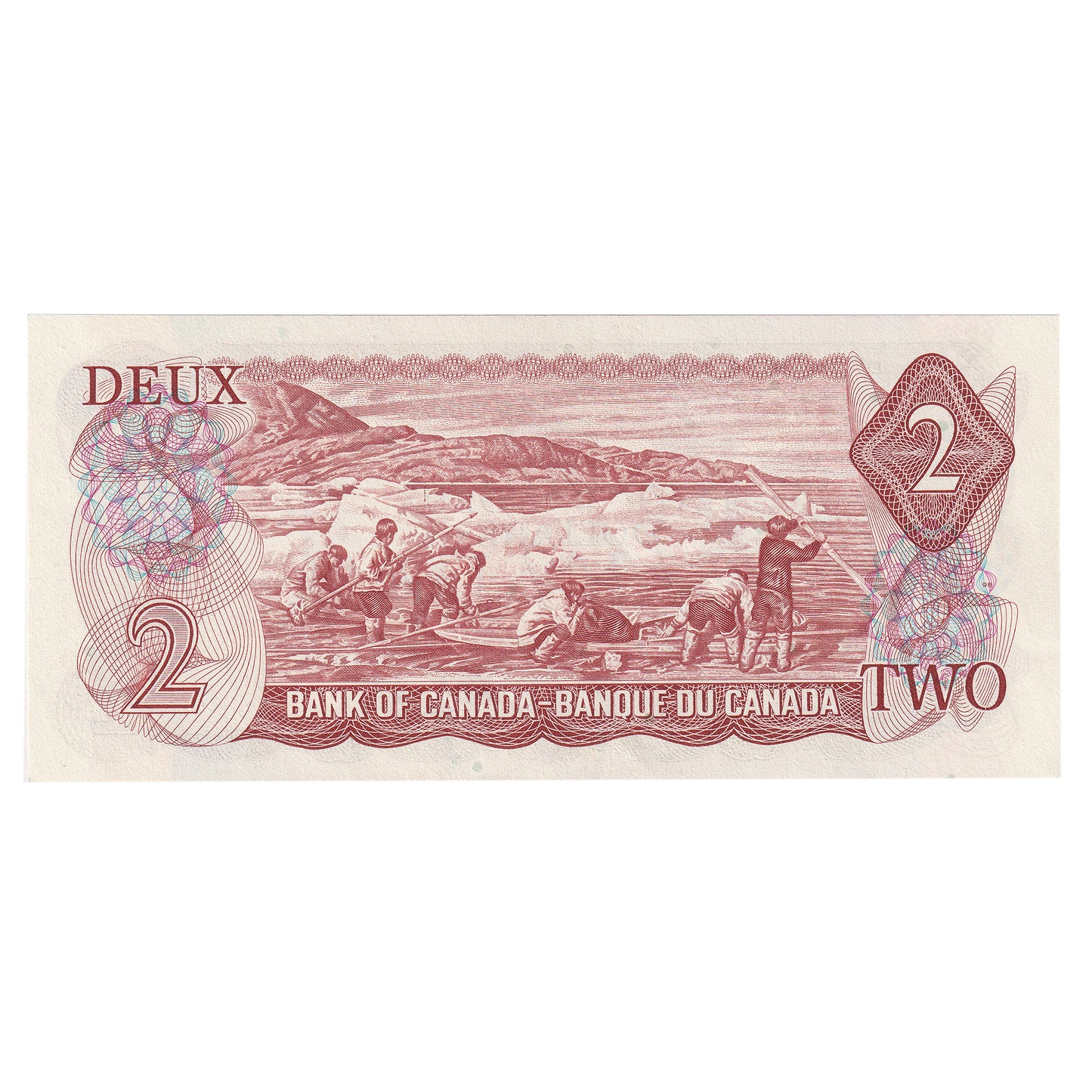 BC-47a-i 1974 Canada $2 Lawson-Bouey, ABZ, Almost Uncirculated (AU50)