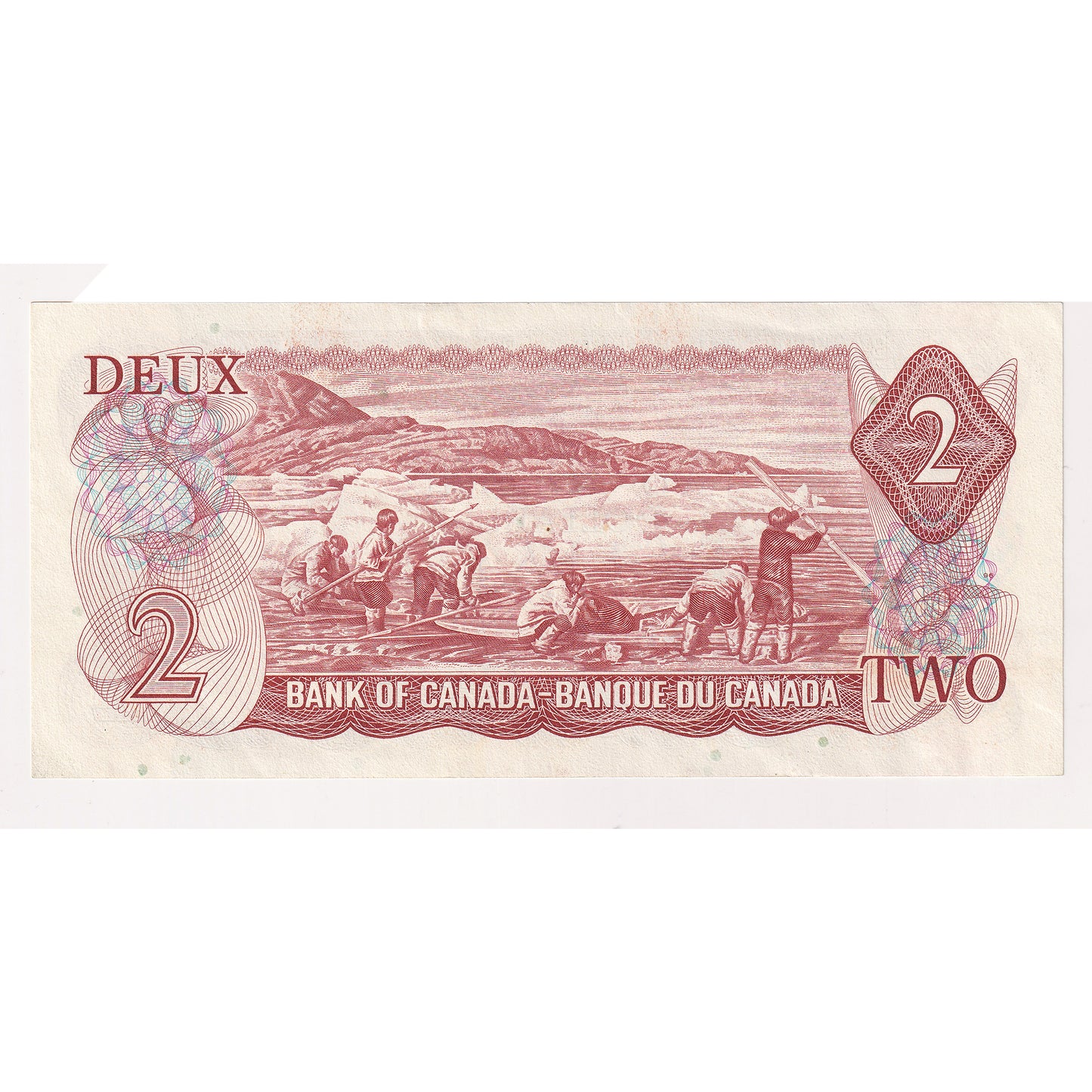 BC-47a-i 1974 Canada $2 Lawson-Bouey, AGB, Almost Uncirculated (AU50)