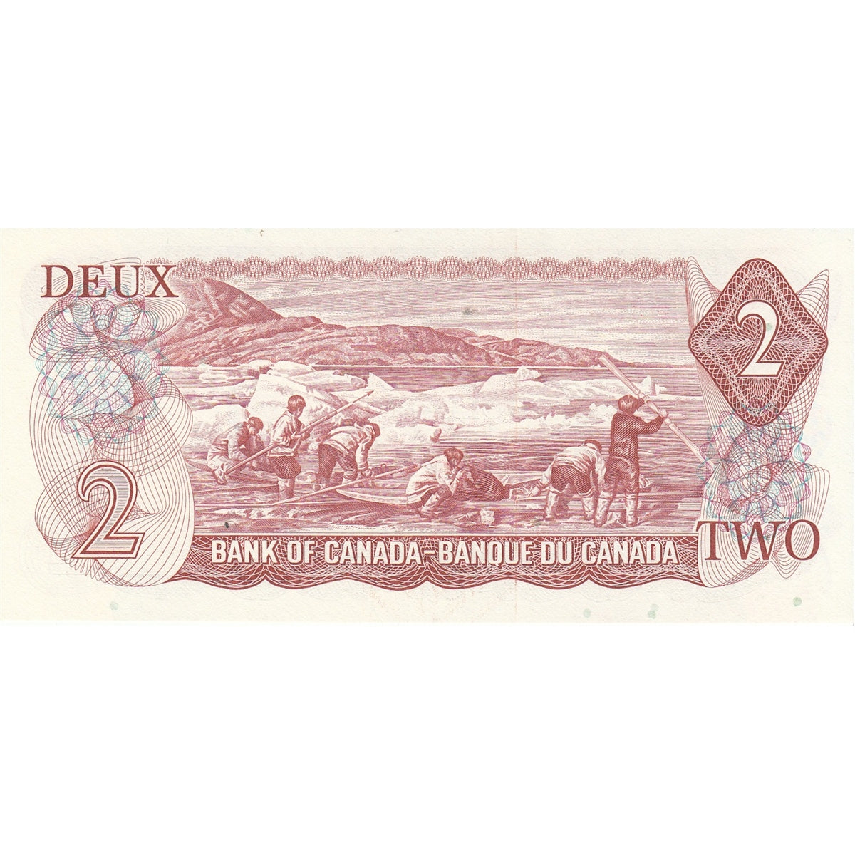 BC-47a-i 1974 Canada $2 Lawson-Bouey, AGD, Almost Uncirculated (AU50)