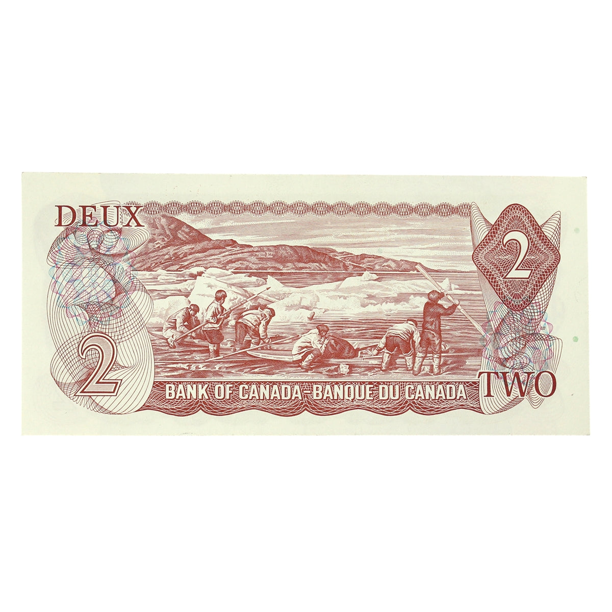 BC-47b 1974 Canada $2 Crow-Bouey, AGS, AU-UNC (AU55)