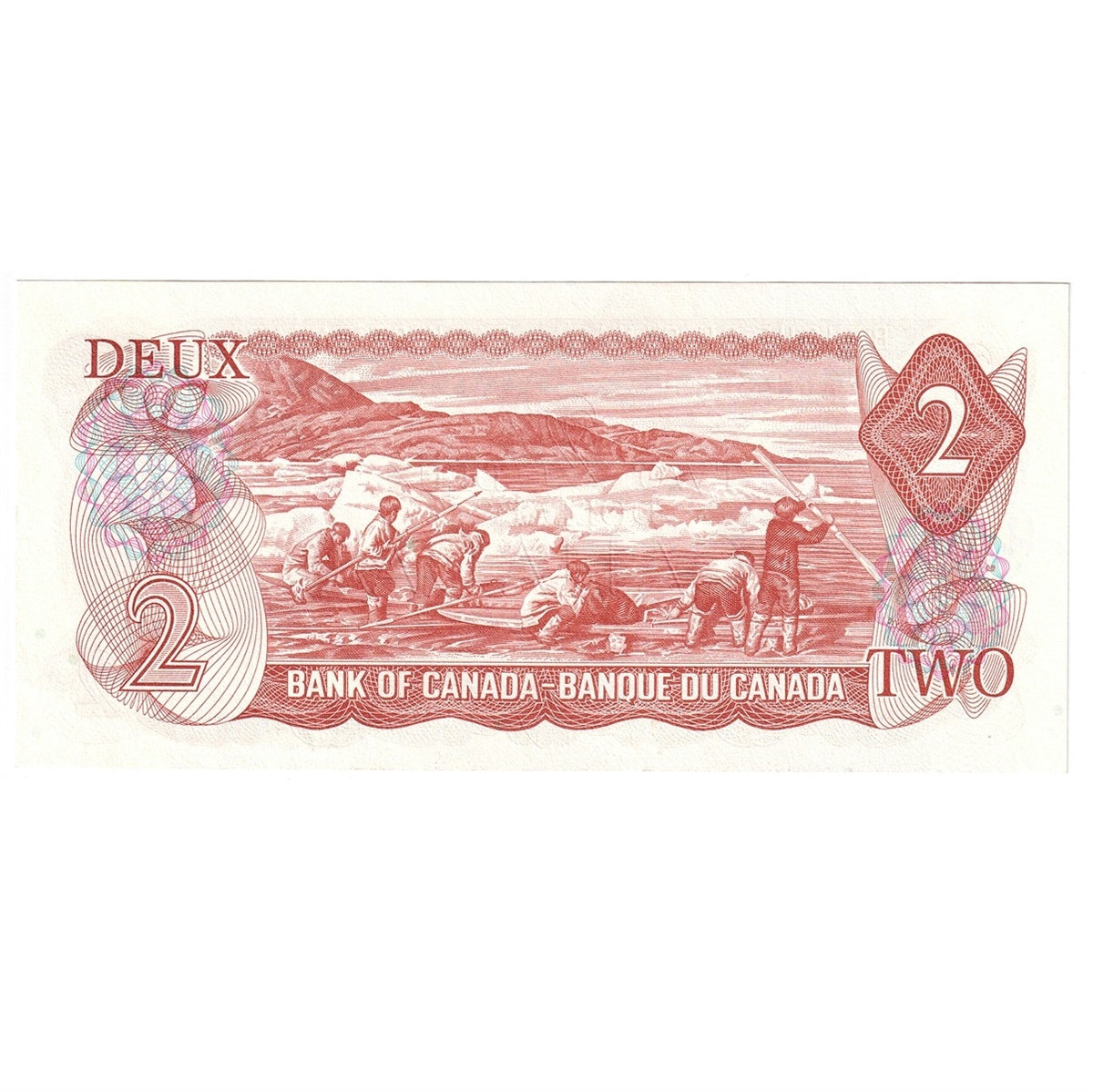 BC-47b 1974 Canada $2 Crow-Bouey, AGW, AU-UNC