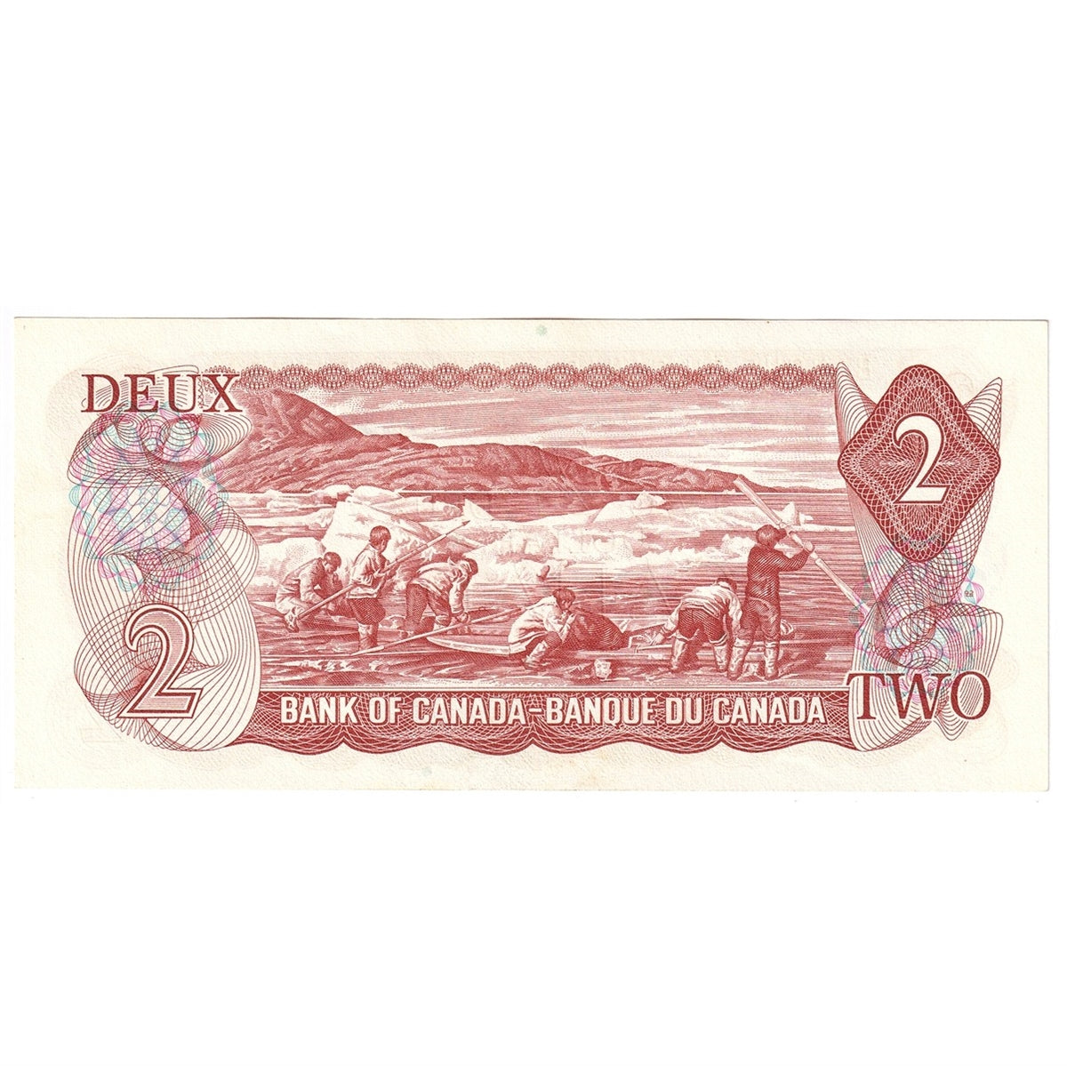 BC-47b 1974 Canada $2 Crow-Bouey, ARE, AU-UNC