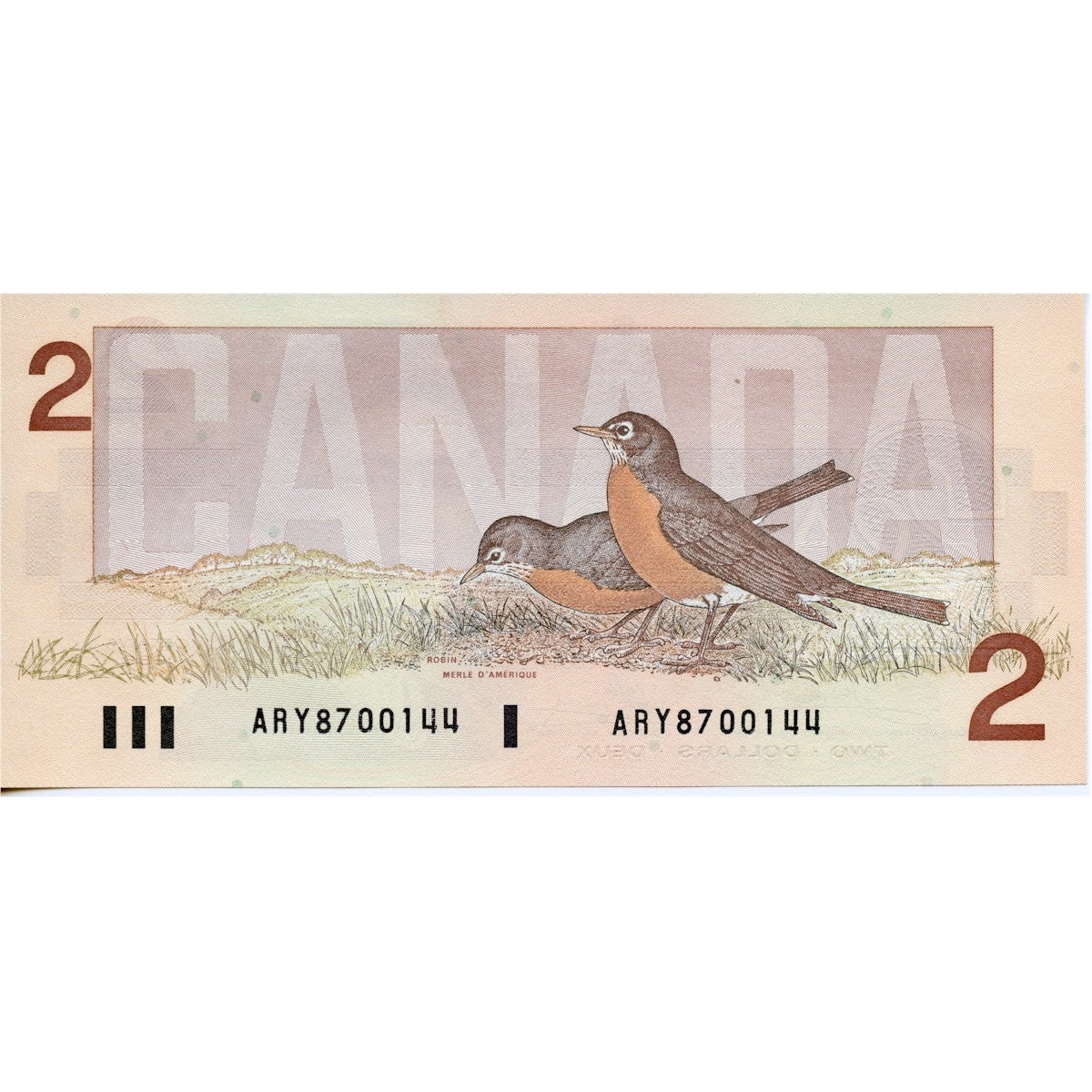 BC-55a 1986 Canada $2 Crow-Bouey, ARY, Uncirculated (MS60)