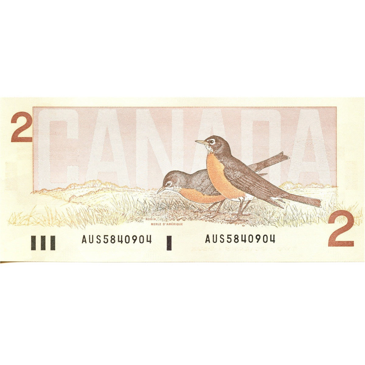 BC-55b 1986 Canada $2 Thiessen-Crow, AUS, AU-UNC (AU55)