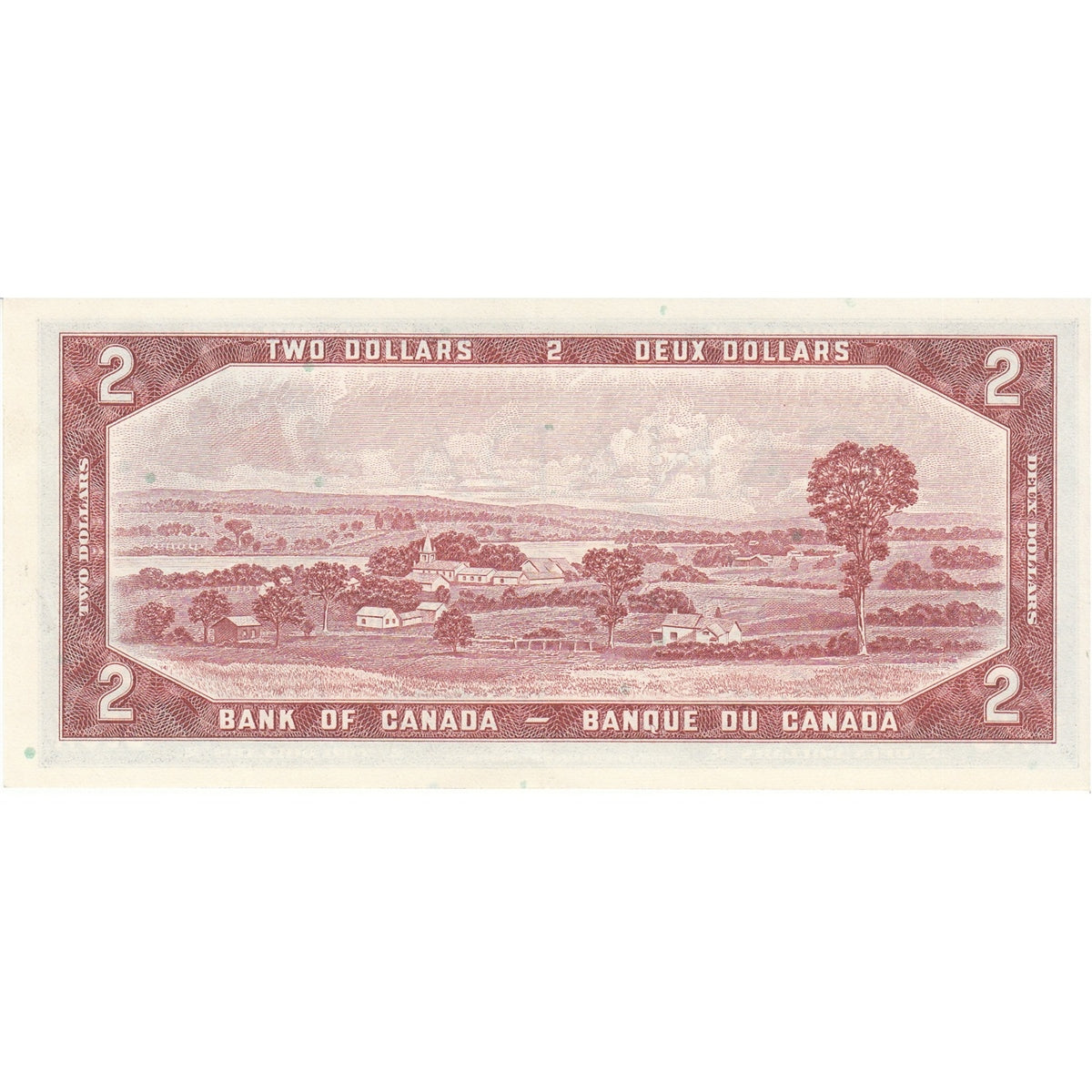BC-38b 1954 Canada $2 Beattie-Rasminsky, S/U, EF-AU (EF45)