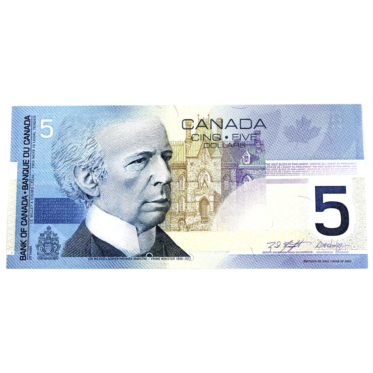 BC-62a-i 2003 Canada $5 Knight-Dodge, HND, Uncirculated (MS60)