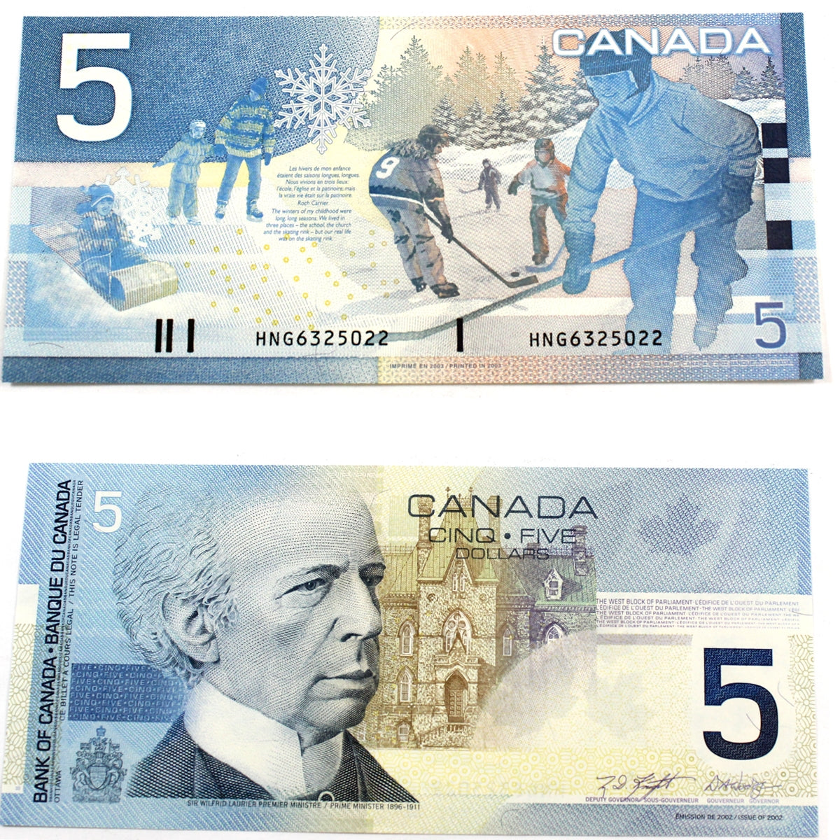 BC-62a-i 2003 Canada $5 Knight-Dodge, HNG, Choice Uncirculated (CUNC63)