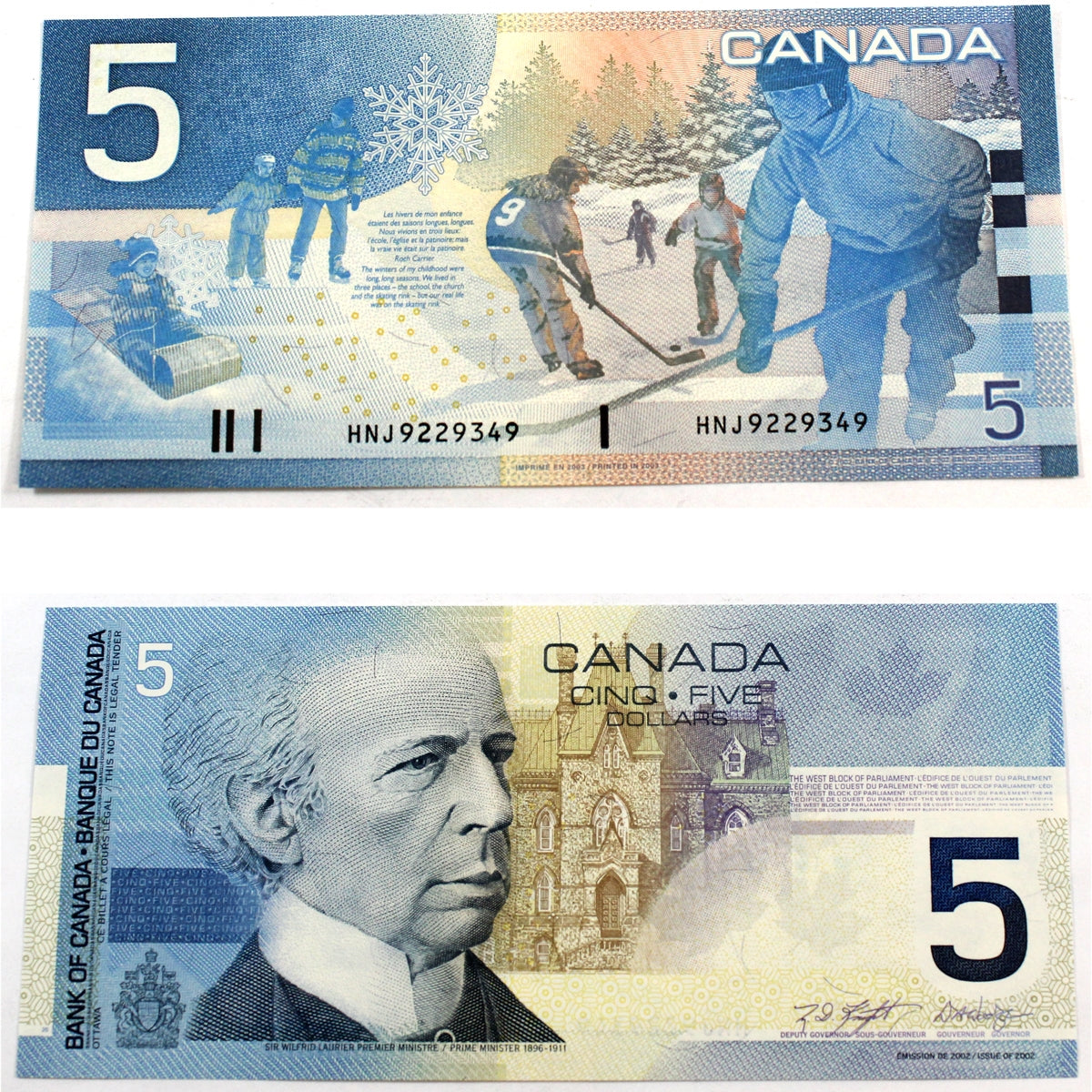 BC-62a-i 2003 Canada $5 Knight-Dodge, HNJ, Choice Uncirculated (CUNC63)