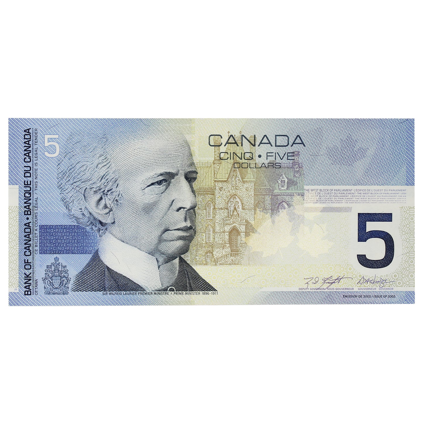 BC-62a-i 2003 Canada $5 Knight-Dodge, HNM, CUNC