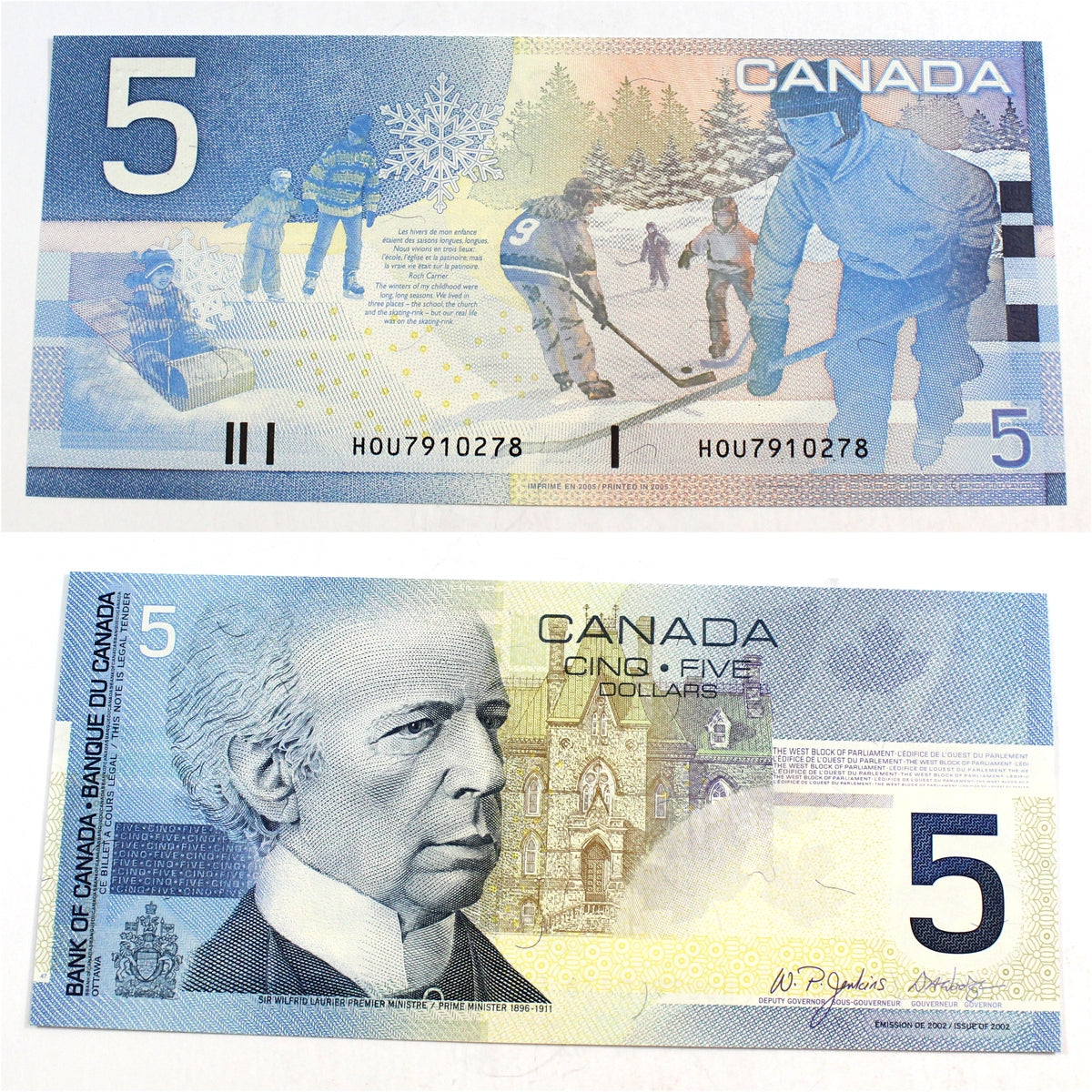 BC-62b 2005 Canada $5 Jenkins-Dodge, HOU, Choice Uncirculated (CUNC63)