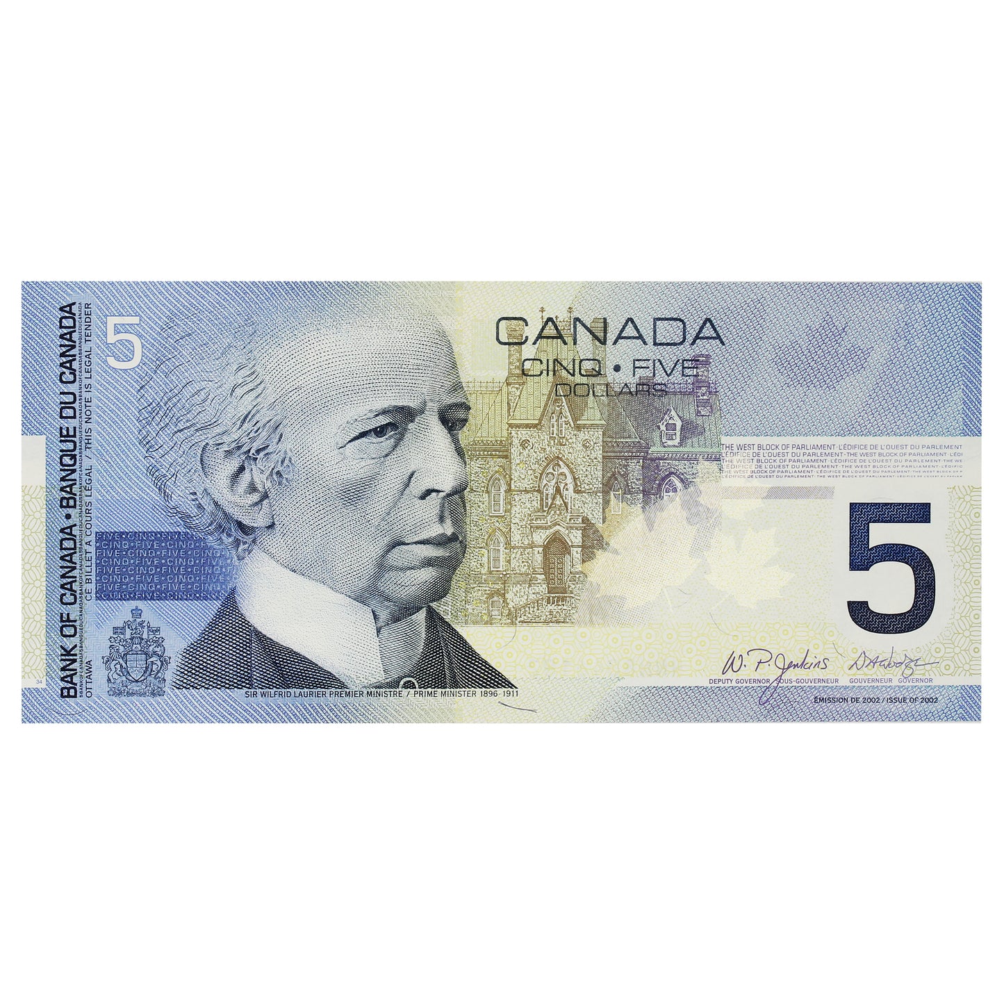 BC-62b 2004 Canada $5 Jenkins-Dodge, HNN, UNC
