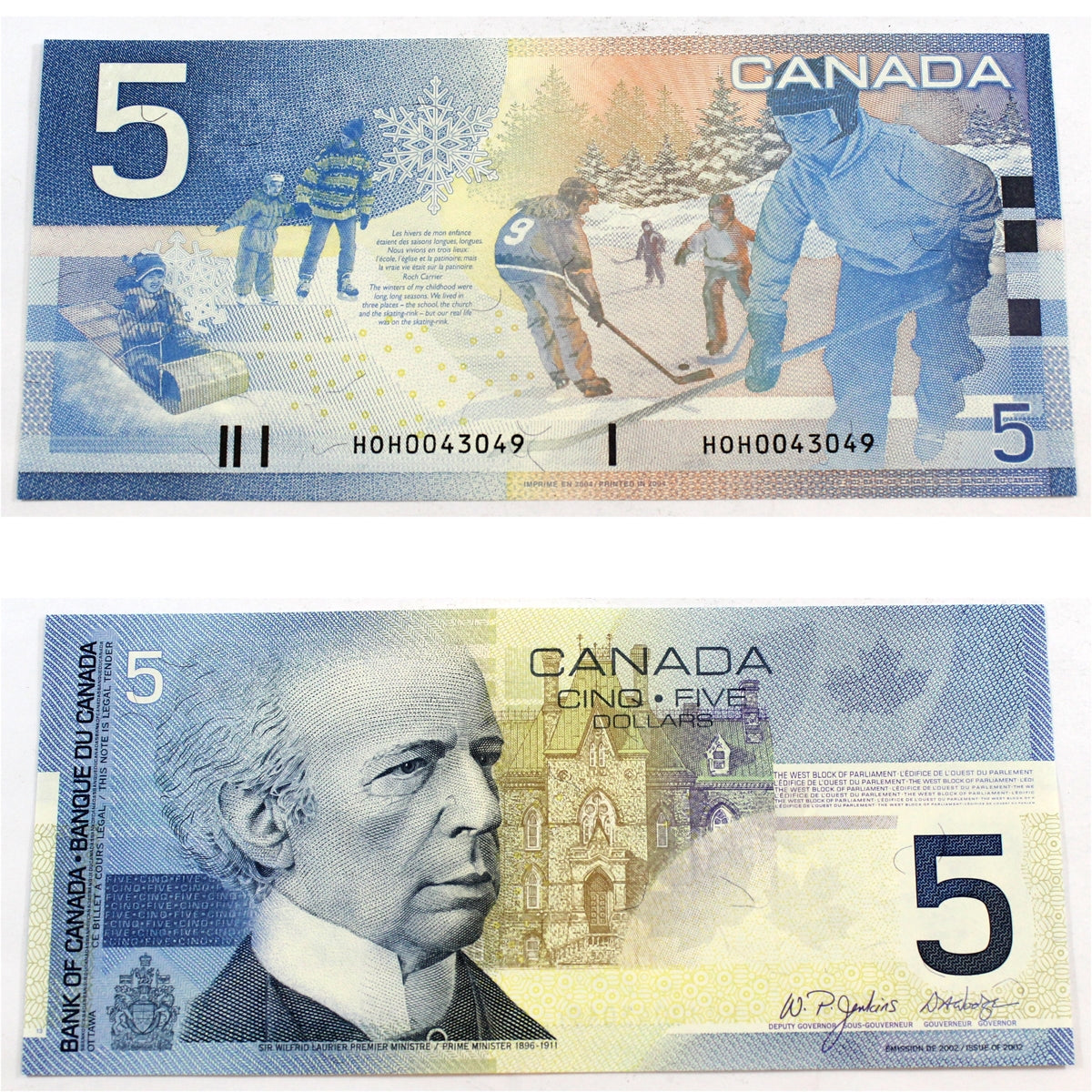 BC-62b 2004 Canada $5 Jenkins-Dodge, HOH, Gem Uncirculated (GUNC65)