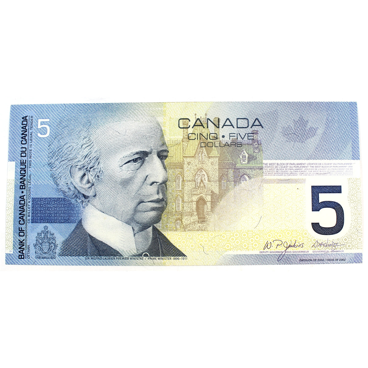 BC-62b 2005 Canada $5 Jenkins-Dodge, HOM, CIRC