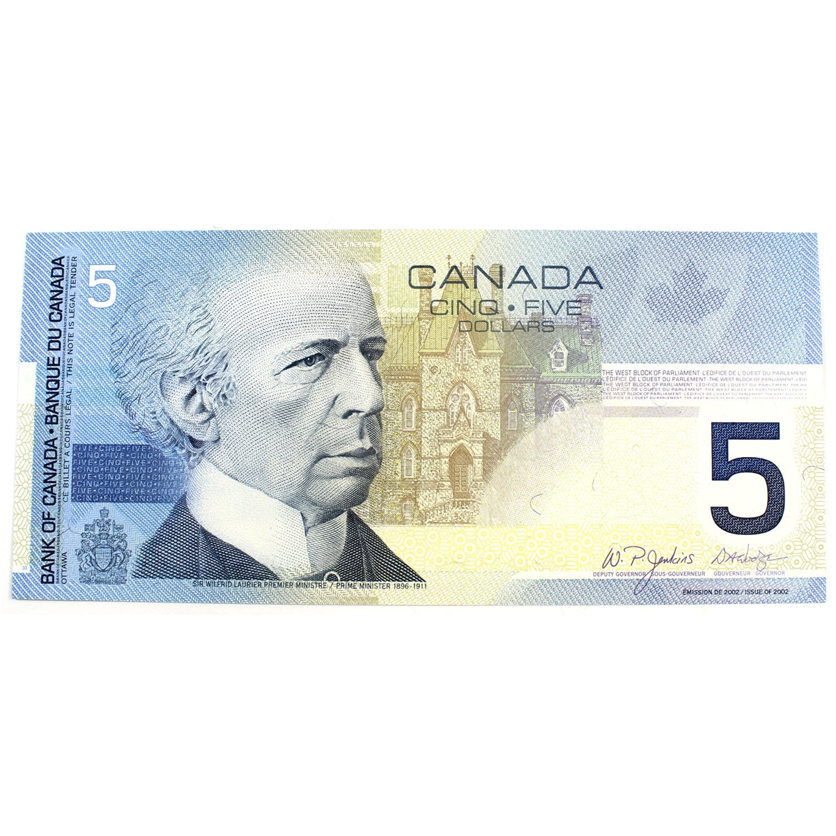 BC-62b 2004 Canada $5 Jenkins-Dodge, HOB, CIRC