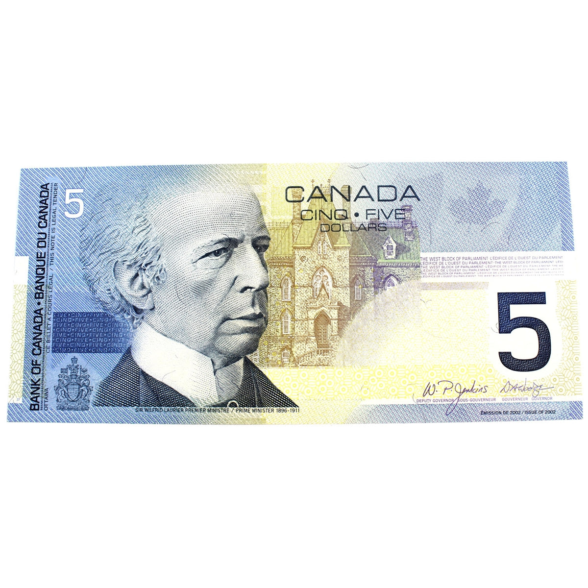 BC-62bA 2004 Canada $5 Jenkins-Dodge, HOG (0.72-0.84), Choice Uncirculated (CUNC63)