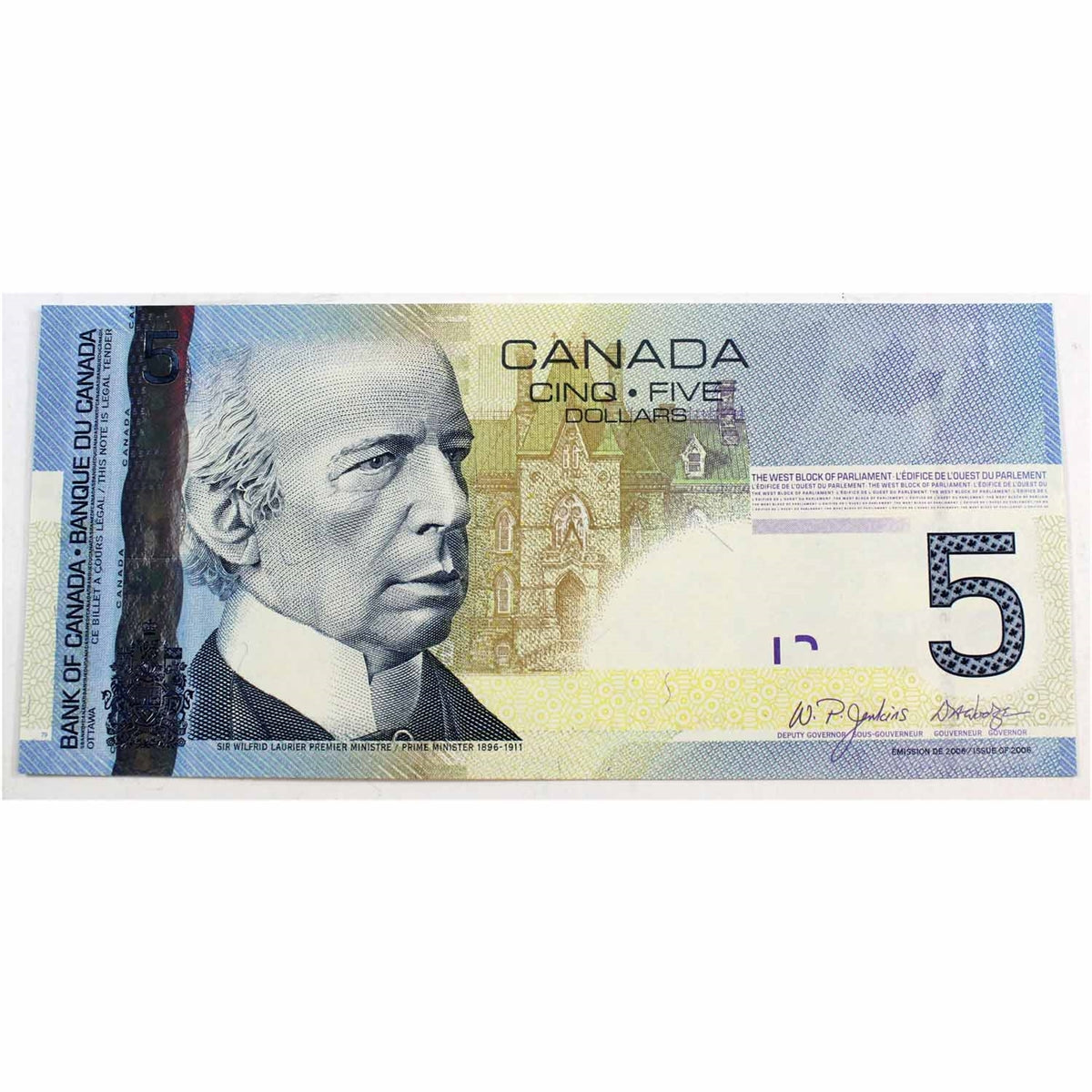 BC-67a 2006 Canada $5 Jenkins-Dodge, APE, Choice Uncirculated (CUNC63)