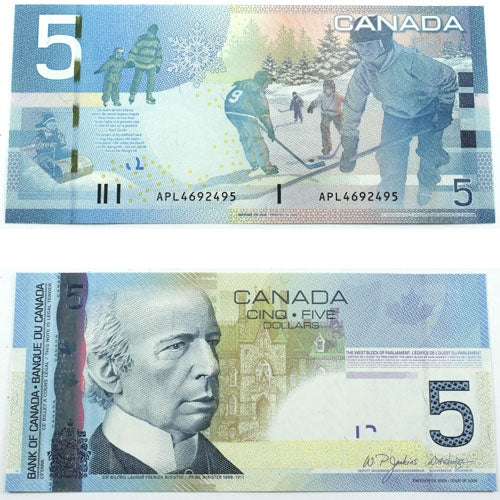 BC-67aA 2006 Canada $5 Jenkins-Dodge, APL (4.68M-4.72M), Choice Uncirculated (CUNC63)